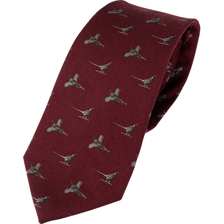 silk-tie-pheasant