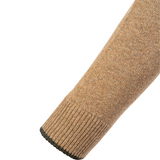 Ashcombe Trui met Rits 100% Lamswol Gerst
