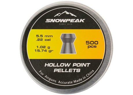 Luchtdrukkogeltjes Snowpeak Hollow Point 5.5 mm 15.74 grain