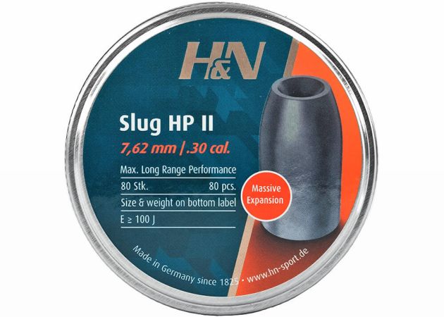 Slugs H&N 7.62 mm HP II 54 grain (.301)