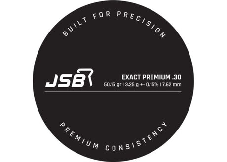 Luchtdrukkogeltjes JSB Exact Premium 7.62 mm 50.15 grain