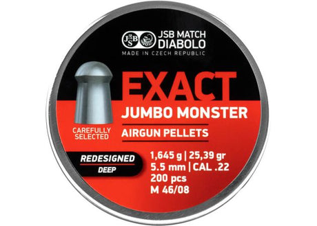 Luchtdrukkogeltjes JSB Jumbo Exact Monster Redesigned Deep 5.52 mm 25.39 grain