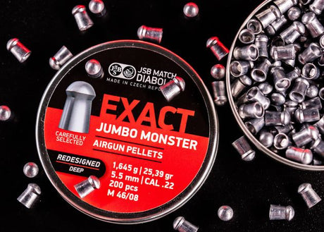 Luchtdrukkogeltjes JSB Jumbo Exact Monster Redesigned Deep 5.52 mm 25.39 grain (2)