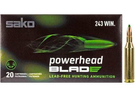 Kogelpatronen Sako Powerhead Blade .243 Win SP 80 grain