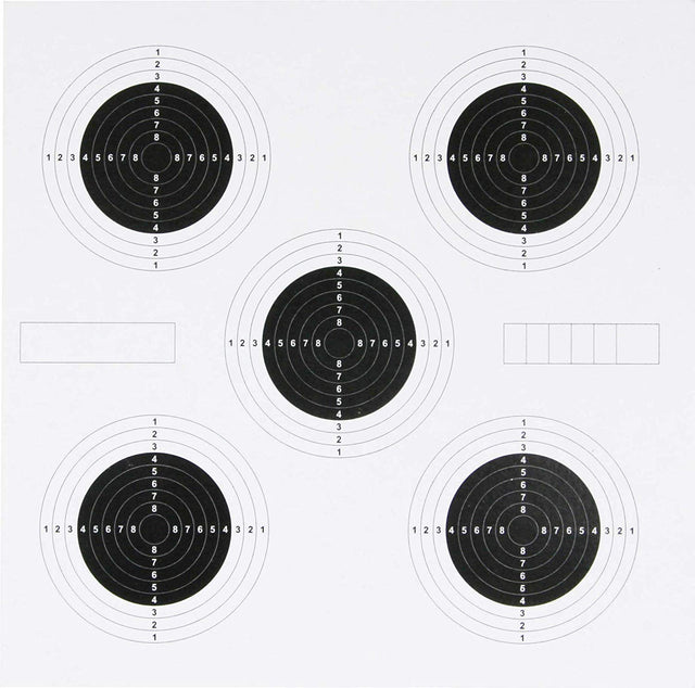 Schietkaarten 25 Yard