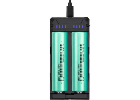 Batterij DNT 18650 2-Pack incl. Oplader