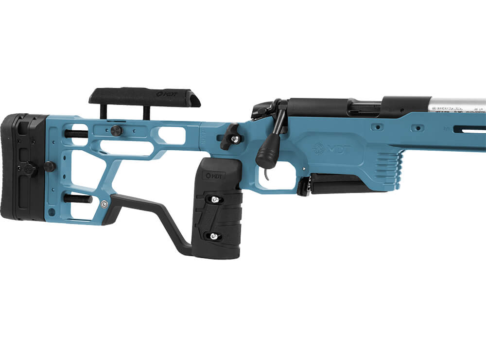 Bergara B14 HB SS 20" + MDT ACC Elite Titanium Blue Chassis