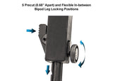 Bipod UTG Rubber Armored Full Metal QD
