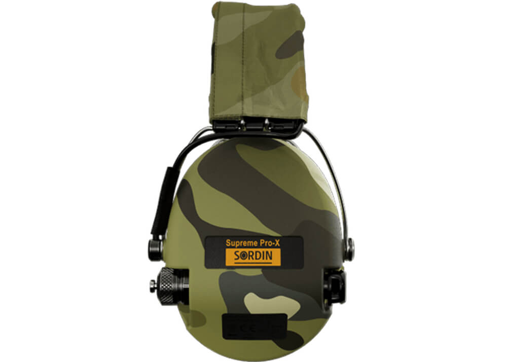 Gehoorbeschermer Sordin Supreme Pro X LED Textile Camo