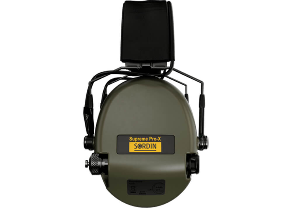 Gehoorbeschermer Sordin Supreme Pro X Slim Green