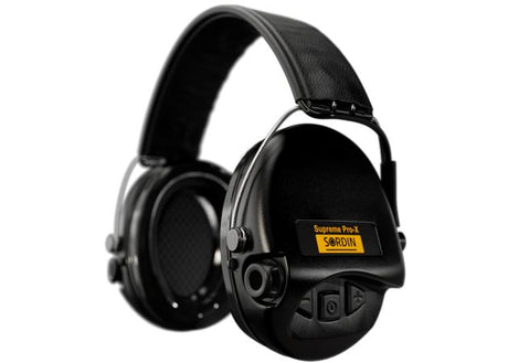 Gehoorbeschermer Sordin Supreme Pro X Leather Black