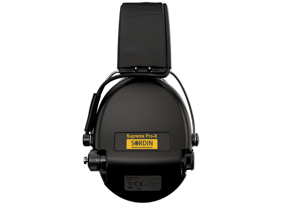 Gehoorbeschermer Sordin Supreme Pro X Leather Black