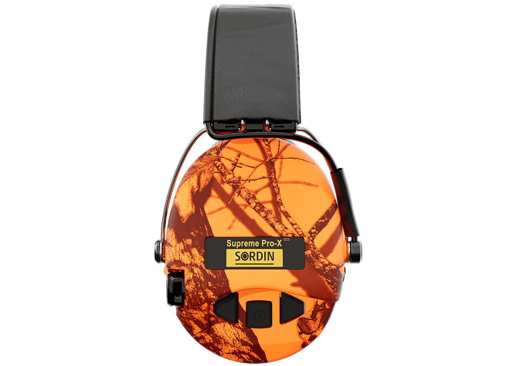 Gehoorbeschermer Sordin Supreme Pro X LED Leather Blaze