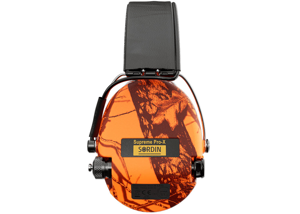 Gehoorbeschermer Sordin Supreme Pro X LED Leather Blaze