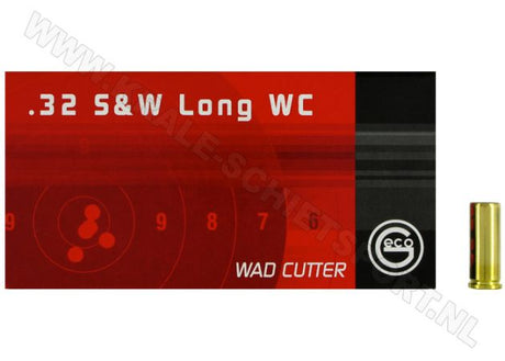 Kogelpatronen Geco .32 S&W-Long LWC 100 grain