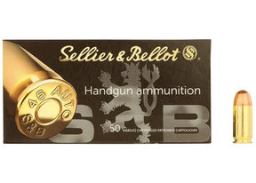Kogelpatronen Sellier & Bellot .45 ACP FMJ 230 grain