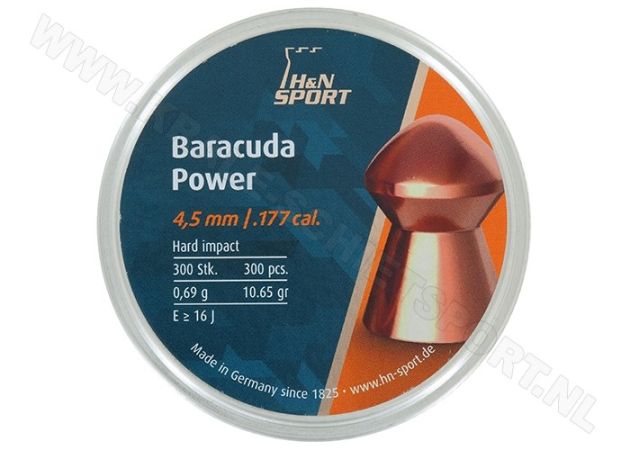Luchtdrukkogeltjes H&N Baracuda Power 4.5 mm 10.65 grain