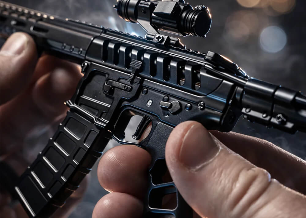 Miniatuur Goatguns AR15 Skeleton