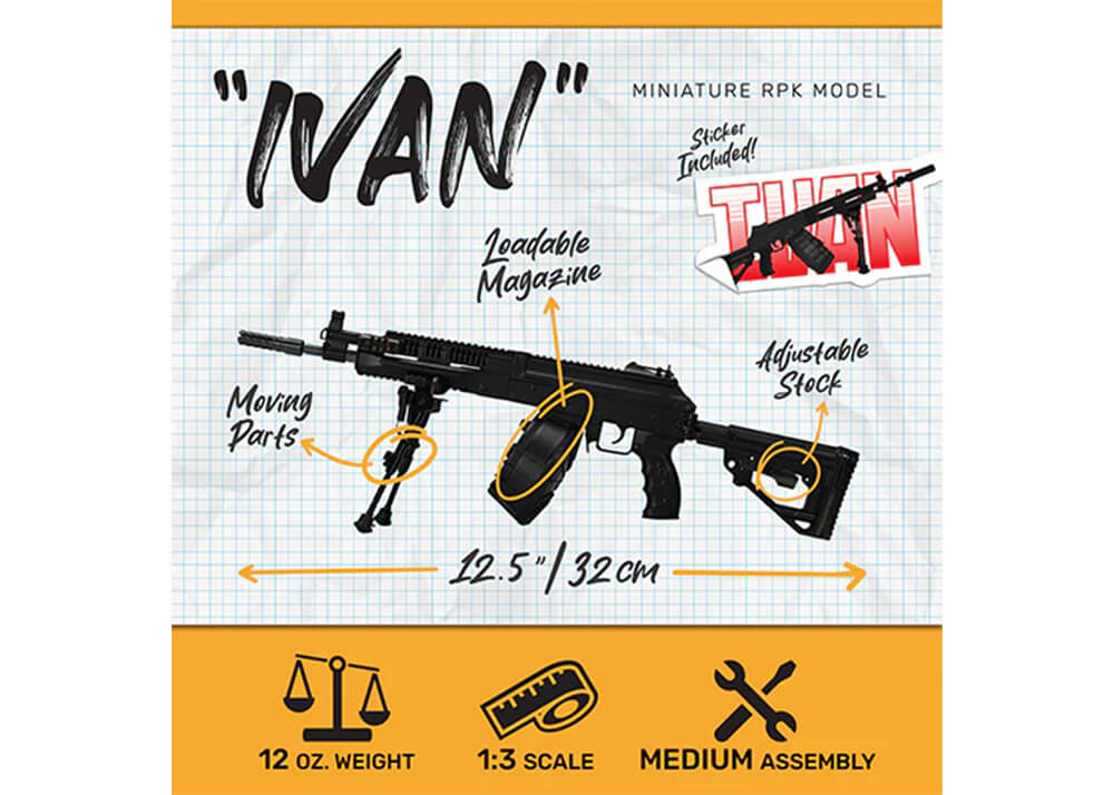 Miniatuur Goatguns RPK Black