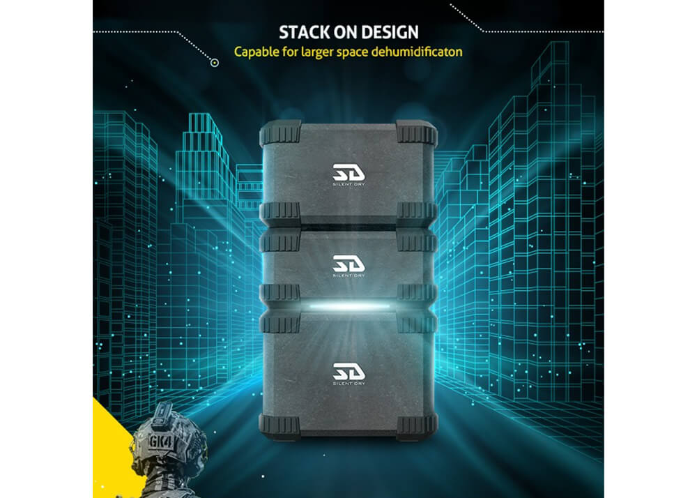 Vochtonttrekker Silent Dry Hypercube