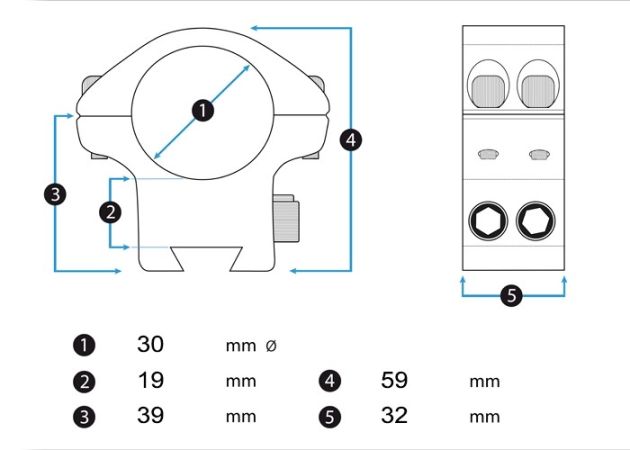 Montage Spuhr SR 30 mm Medium Picatinny (2)