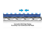 Montagerail UTG KeyMod 4-slot Black