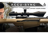 Montage UTG Accu-Sync 34 mm High 50 mm Offset Weaver/Picatinny