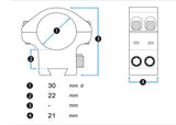 Montage UTG Accushot 30 mm High Weaver/Picatinny (2)