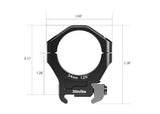 Montage Arken Halo Ti 34 mm Medium Weaver/Picatinny (3)