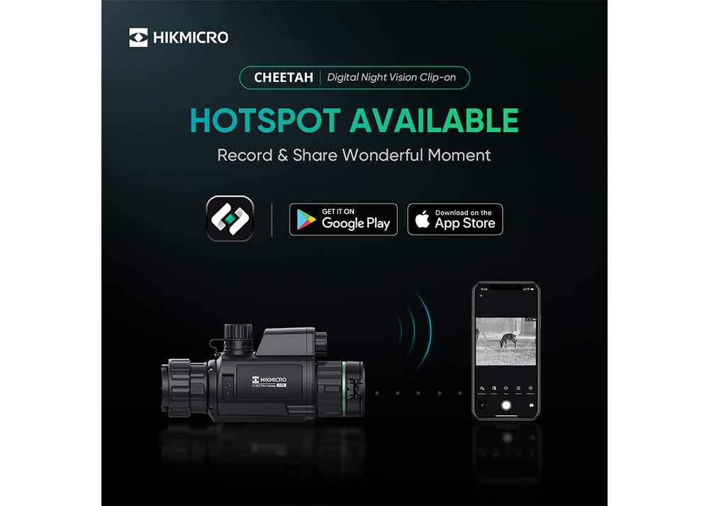 HikMicro Cheetah Clip-On 850 nm IR Nachtzichtkijker (zonder draadkruis)