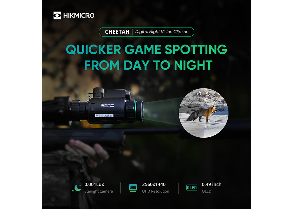 HikMicro Cheetah LRF Clip-On 940 nm IR Nachtzichtkijker