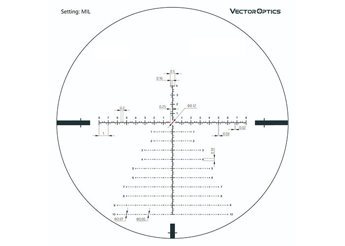 Vector Optics Continental 5-30x56 VCT-34FFP Tactical MIL Richtkijker