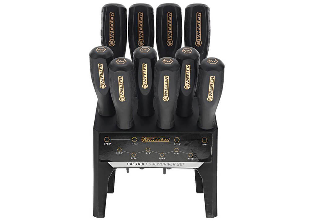 Schroevendraaierset Wheeler Benchtop Hex / Torx 30-Delig