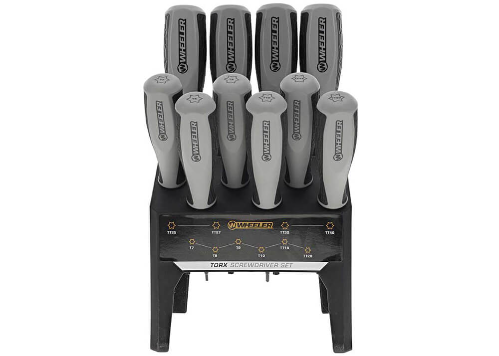 Schroevendraaierset Wheeler Benchtop Hex / Torx 30-Delig