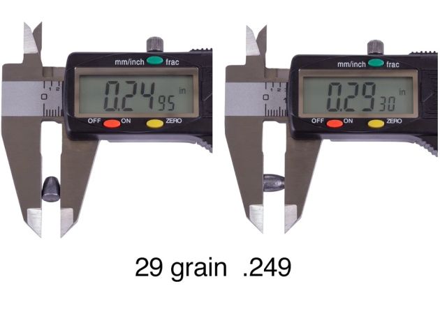 Slugs Nielsen 6.35 mm HPDB 29 grain (.249) (3)