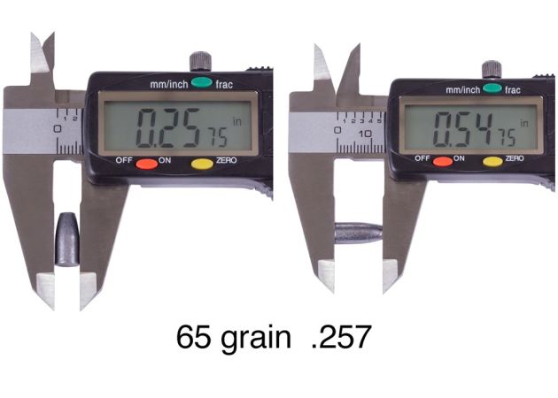 Slugs Nielsen 6.5 mm HPFB 65 grain (.257) (3)