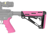 Kolf Hogue AR15 OMCB Mil-Spec met grip Pink (3)