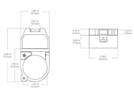 Turret Mark Reader Vector Optics X-Accu 34 mm met Waterpas (2)